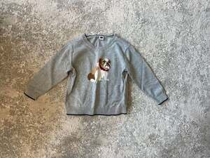 Janie and Jack boys bulldog sweater 4
